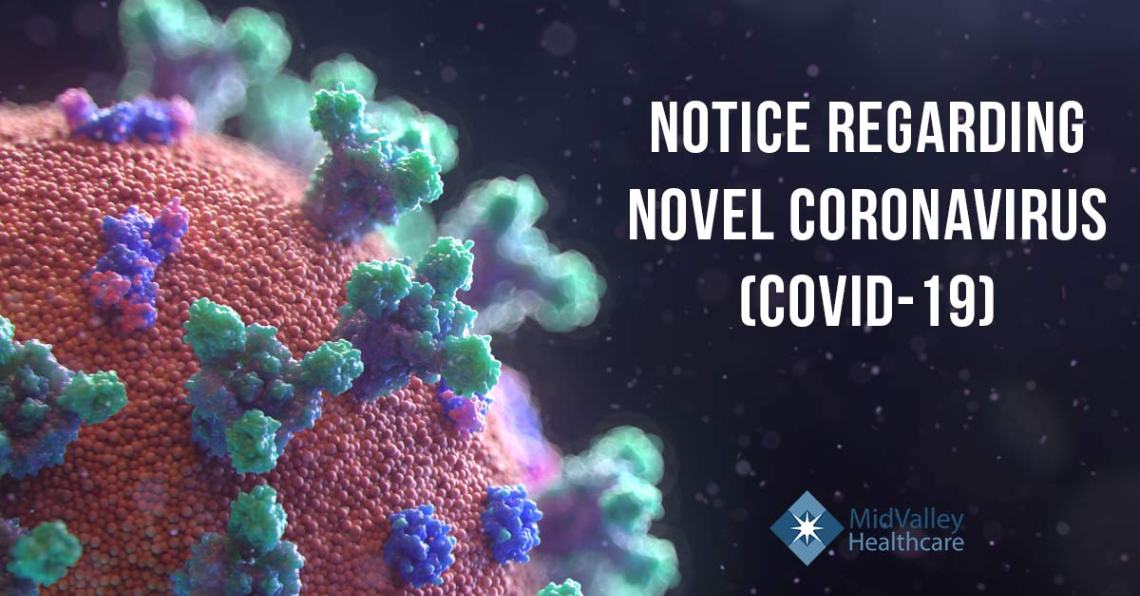 Notice Regarding Novel Coronavirus (COVID-19)